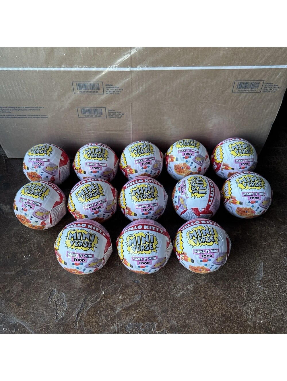 Lot Of 13 New Mini Verse Make It Mini Food Hello Kitty Series 1 SEALED